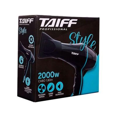 Taiff Style Preto 2000w 220v - Secador De Cabelo
