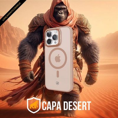 Capa para iPhone 16 Pro - MagSafe Titanium Desert - Gshield