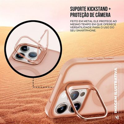 Capa para iPhone 16 Pro - MagSafe Titanium Desert - Gshield