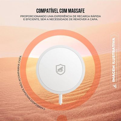 Capa para iPhone 16 Pro - MagSafe Titanium Desert - Gshield