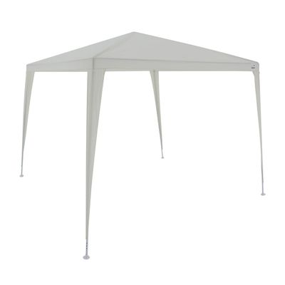 Tenda Gazebo Tubular 3m x 3m Polietileno Branca Bel 3m x 3m