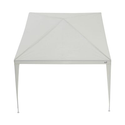 Tenda Gazebo Tubular 3m x 3m Polietileno Branca Bel 3m x 3m