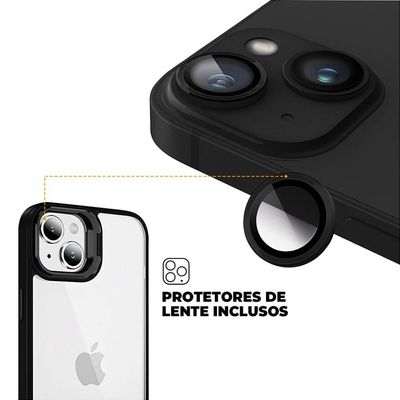 Capa para iPhone 15 - Gravity Preta - Gshield