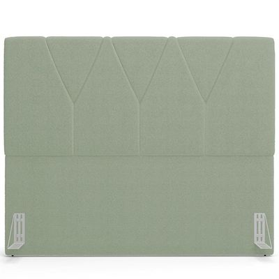 Cabeceira Cama Box Casal 140 cm Aurora W01 Bouclê Oliva - Lyam Decor