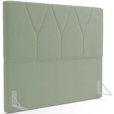 Cabeceira Cama Box Casal 140 cm Aurora W01 Bouclê Oliva - Lyam Decor
