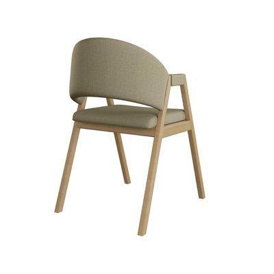 Cadeira Suellen Luxo Reforçada Para Mesa De Jantar Linho Bege