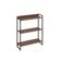 Kit 3 Estantes Multiuso Escritório Industrial 3 Prateleiras Areta 104x80cm C01 Nogal - Lyam Decor