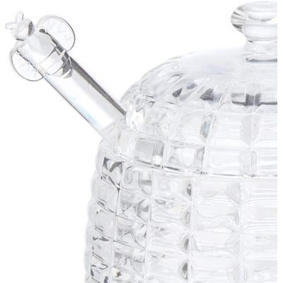 Meleira de Cristal Com Pegador e Tampa Tress 210ml - Lyor