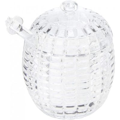 Meleira de Cristal Com Pegador e Tampa Tress 210ml - Lyor