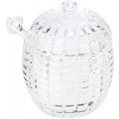 Meleira de Cristal Com Pegador e Tampa Tress 210ml - Lyor