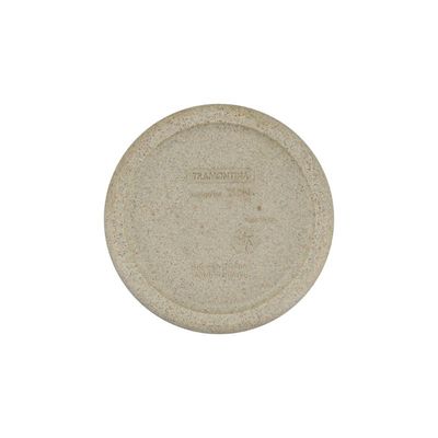 Vaso Tramontina Lótus em Polietileno Granito Areia 8,5 cm