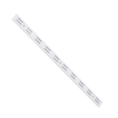 Trilho Duplo Em Aço 50cm Branco - Td-50-br - Multivisão