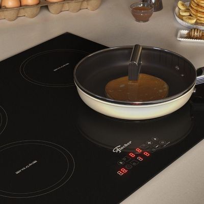 Cooktop De Indução Fischer 4 Bocas Vitrocerâmico Preto 220V