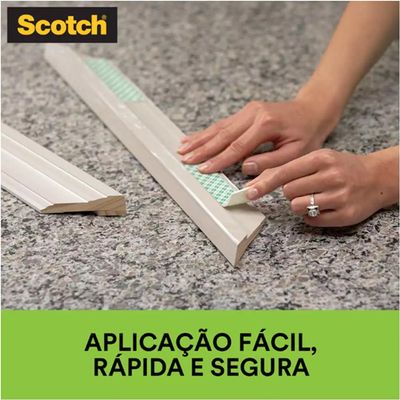 Fita Adesiva Dupla Face Scotch 3M com Espuma Uso Interno 25mmx25mm