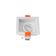 Spot De Embutir Recuado Nordecor Loyo Para 1 Lâmpada Mr11 Gu10 Quadrado Branco