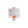 Spot De Embutir Recuado Nordecor Loyo Para 1 Lâmpada Mr11 Gu10 Quadrado Branco
