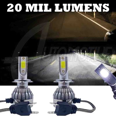 Kit Ultra Led V10 Super Branco 6500K 30W 20.000 Lumens H3
