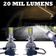 Kit Ultra Led V10 Super Branco 6500K 30W 20.000 Lumens H3