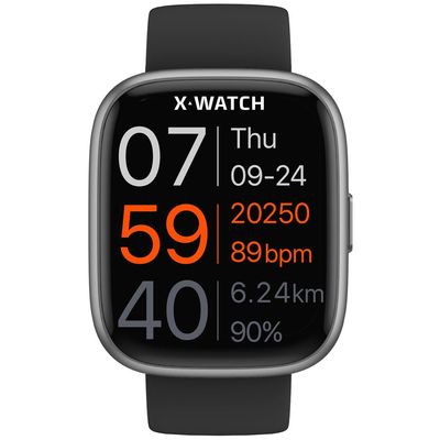 Relógio Smartwatch X-Watch Ref: Xswuqpi005a Pxpx Cinza Touch Screen