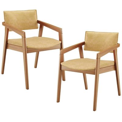 Kit 02 Cadeiras Para Sala de Jantar Estar Living Giorgia L02 Couríssimo Casco Fendi - Lyam Decor