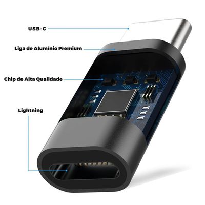 Adaptador Lightning para Tipo C - Verde