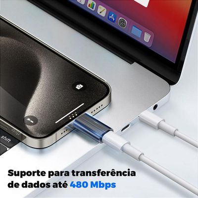 Adaptador Lightning para Tipo C - Verde