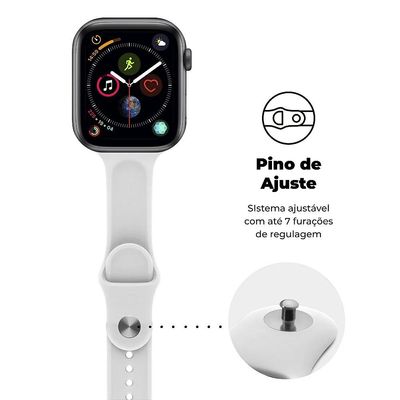 Pulseira Para Apple Watch 49MM Ultra Fit - Branco - Gshield