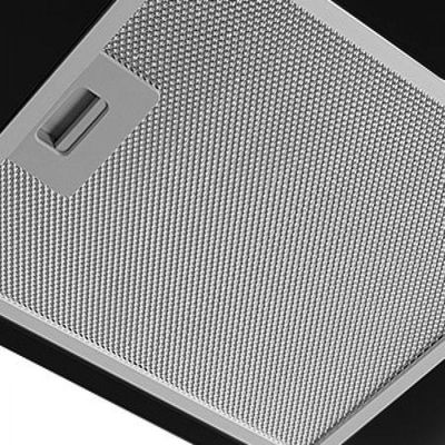 Coifa De Parede 75cm Vidro Curvo Duto Slim Fogatti Black 110V