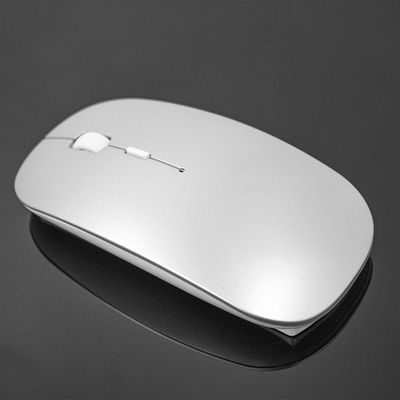 Mouse Sem Fio 2.4ghz Recarregável Usb Ergonômico Wireless Branco