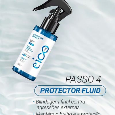 Kit Eico Pro Hydration System - Shampoo 100ml + Cond. 100ml + Mas. Líquida 100ml + Protetor Térmico 100ml