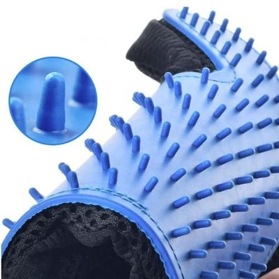Luva Escova Massageadora Para Cães E Gatos Remove Tira Pelos Petshop Nano Magnética