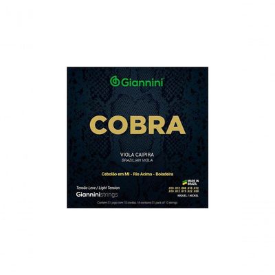 Encordoamento Viola Aço Tensão Leve Gesvnl