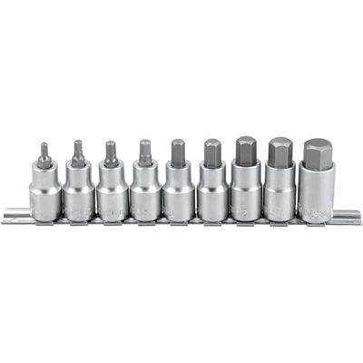 Jogo Soquetes Hexagonais Encaixe  1/2" Jg 4A17Mm 9Pc Vonder