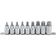 Jogo Soquetes Hexagonais Encaixe  1/2" Jg 4A17Mm 9Pc Vonder