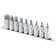 Jogo Soquetes Hexagonais Encaixe  1/2" Jg 4A17Mm 9Pc Vonder