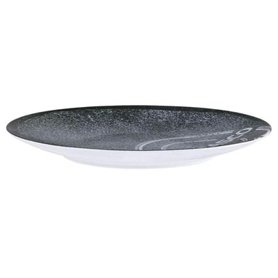 Jogo 6 Pratos para Churrasco Porcelana 25cm Carbon Mesa Posta Temática Tramontina