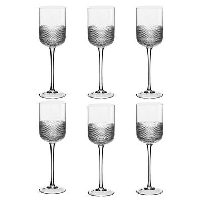 Jogo de taças água em cristal Strauss Bico de Jaca 416ml 6 peças 401.601.166