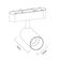 Spot Led Para Trilho Magnético Nordecor Magnetic Track Kay In 6710 18w 48v 3000K Luz Amarela
