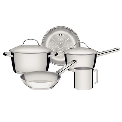 Conjunto de Panelas 5 Peças Inox Tramontina Allegra 65660/280