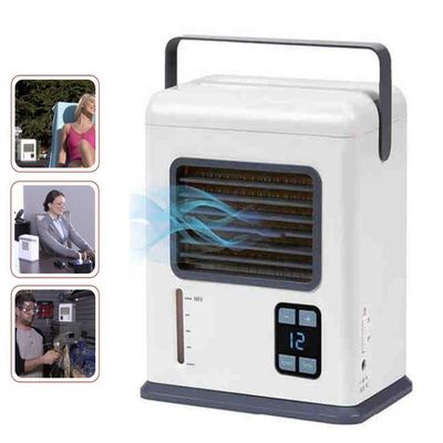 Ar Condicionado Digital Umidificador Ar Mini Purificador Ventilador Portatil Usb Bivolt Blu Breeze Versatilidade