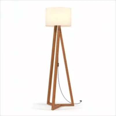 Luminaria Piso 1.6 Tripe Integra Finger Abajur Cupula Off White - Ofertamo