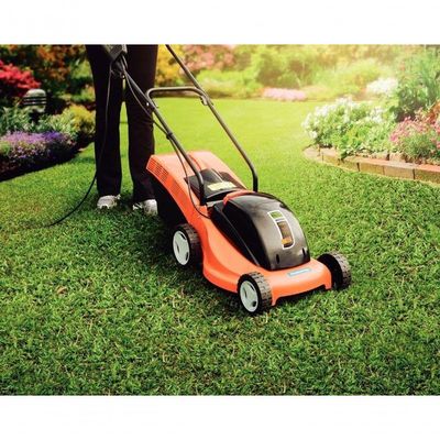 Par De Rodas Plásticas Grandes E Calotas Para Cortador De Grama Tramontina Ce35p ø 170mm