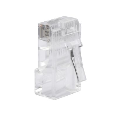 Kit Conector Rj45 Para Cabo De Rede Upt Cat5e Intelbras Conex 1000 Transparente 50 Peças
