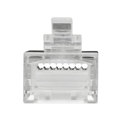 Kit Conector Rj45 Para Cabo De Rede Upt Cat5e Intelbras Conex 1000 Transparente 50 Peças