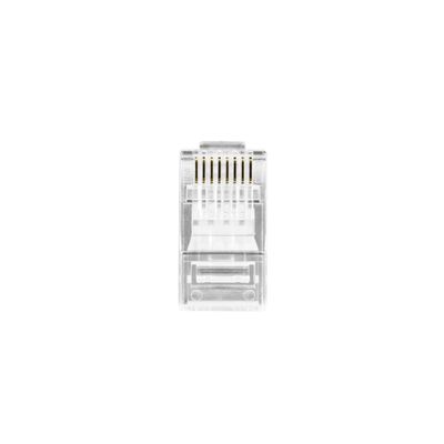 Kit Conector Rj45 Para Cabo De Rede Upt Cat5e Intelbras Conex 1000 Transparente 50 Peças