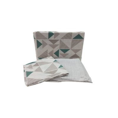 Jogo Cama Solteiro 3 Peças Microtec 180 Fios Corttex Floral Lilas