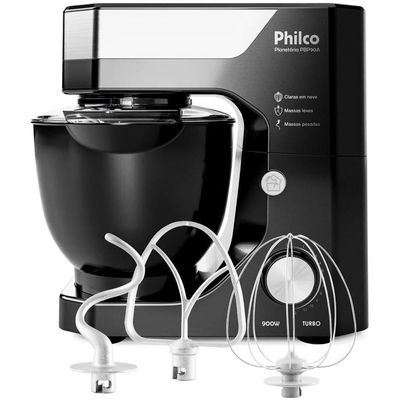 Batedeira Planetária Philco PBP90A 5l 12 Velocidades 900W 110V