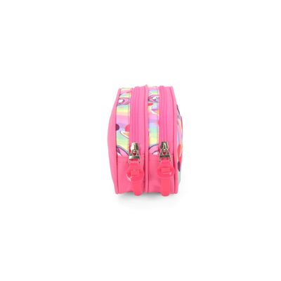 Estojo Escolar Duplo Unicornio Up4You Luxcel ET40757UP Rosa