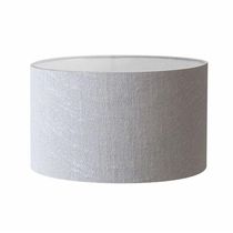 Cúpula Abajur Cilíndrica Cp-7025 ø50x30cm Rustico Cinza