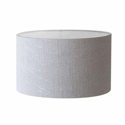 Cúpula Abajur Cilíndrica Cp-7025 ø50x30cm Rustico Cinza
